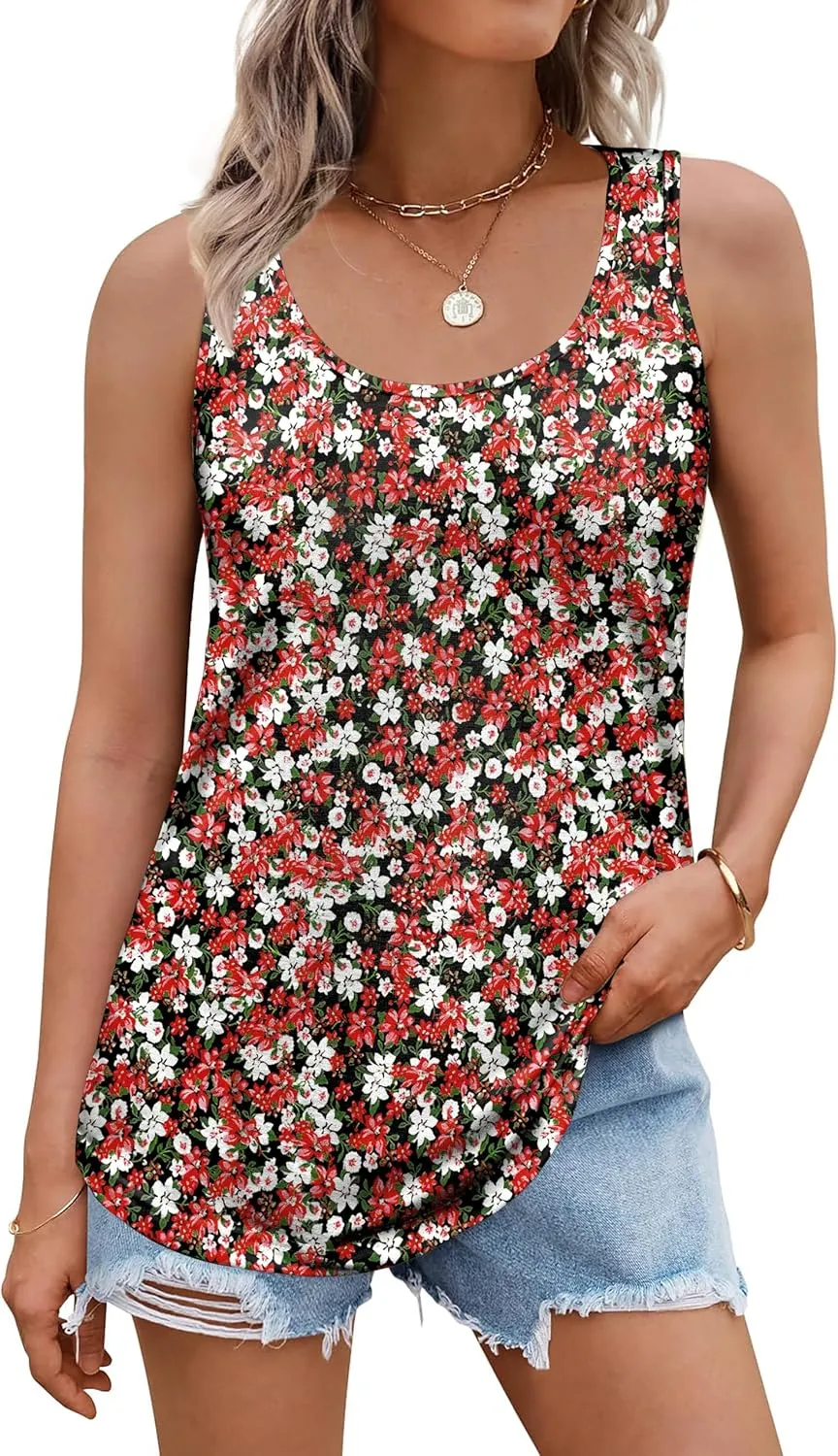 Zeagoo Tank Tops Flowy Loose Fit Tops