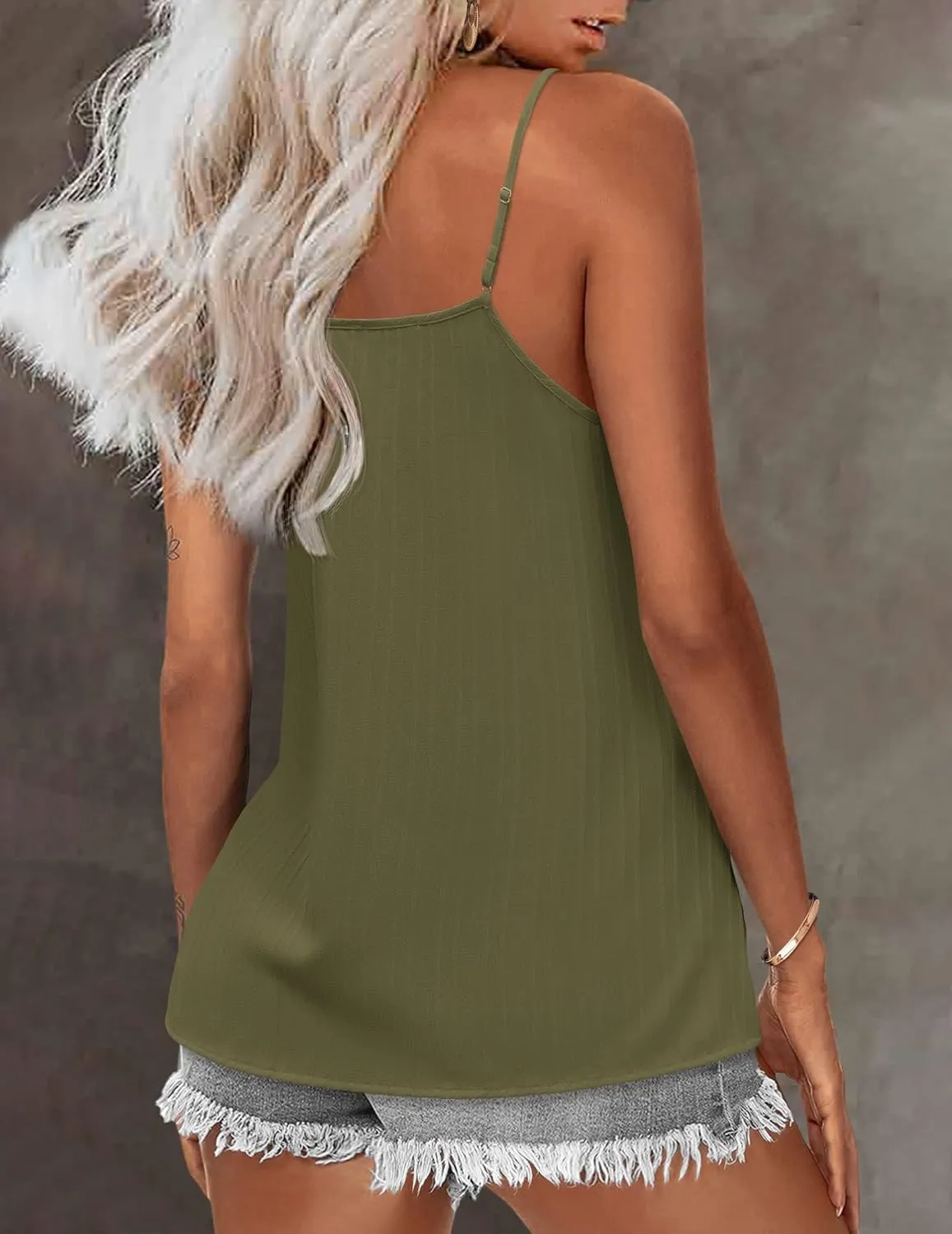 Zeagoo V-Neck Spaghetti Strap Tank Top