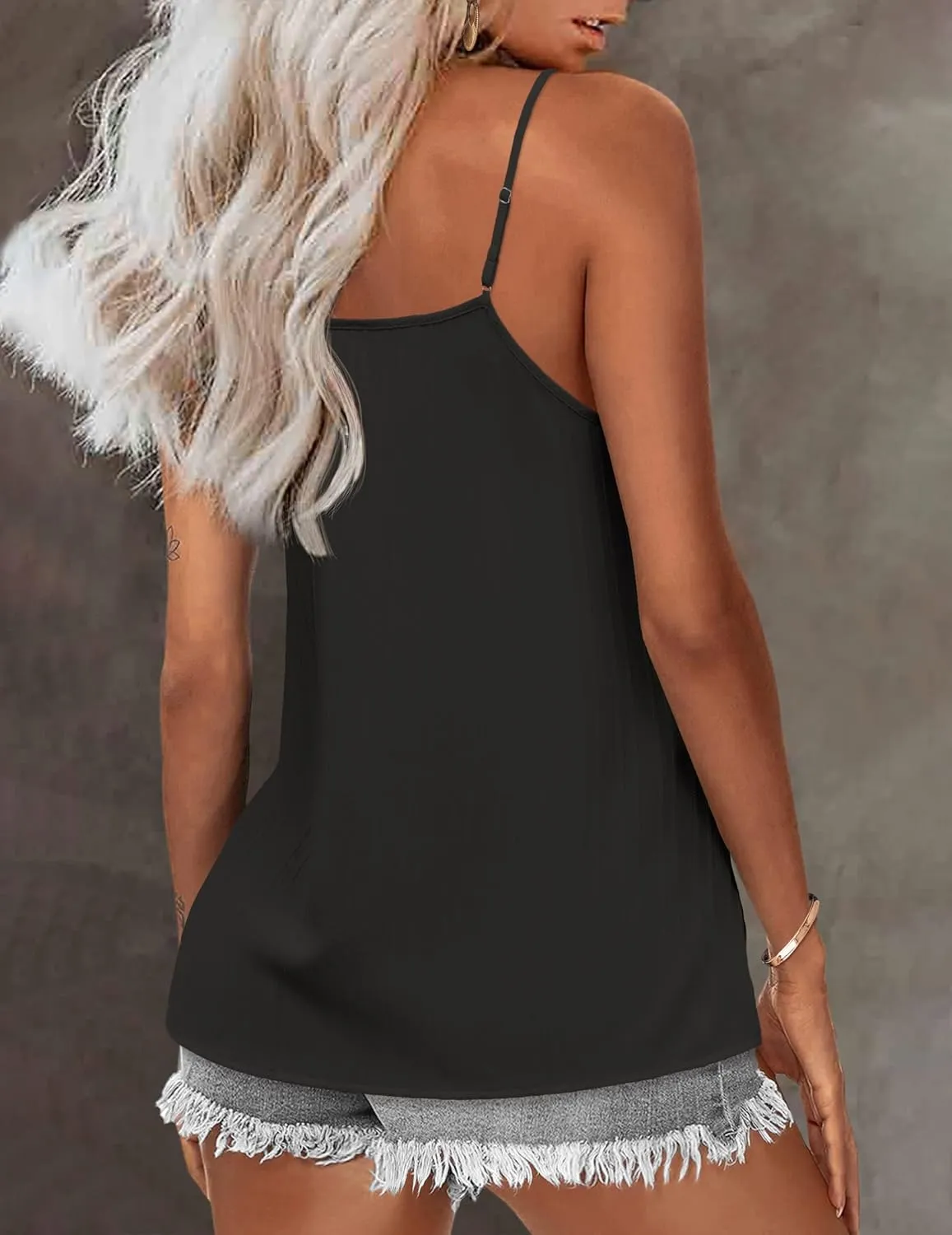 Zeagoo V-Neck Spaghetti Strap Tank Top